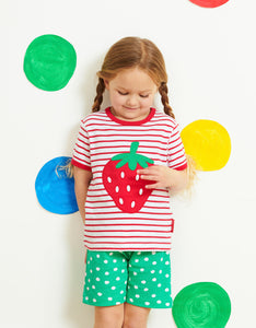 Strawberry Applique T-Shirt